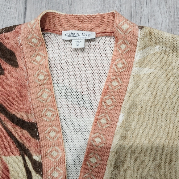 Coldwater Creek Women's Three-Quarter Sleeve Cardigan - Picture 6 of 7